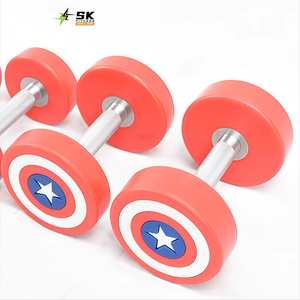 SK Hot Bán Cao Su Tráng Vòng Quả Tạ 2.5Kg-50Kg Thép Bền Trọng Lượng Quả Tạ Đặt Cho Thương Mại Phòng Tập Thể Dục Và Nhà Tập Thể Dục - Product Image 2