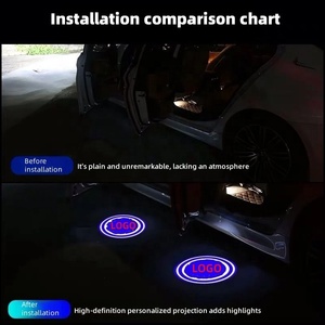 En stock pour Mercedes Benz, projecteur laser sans fil LED pour porte de voiture, logo de bienvenue, lumière d'ombre, emblème personnalisé, tous types de <span class=keywords><strong>logos</strong></span> - Product Image 3