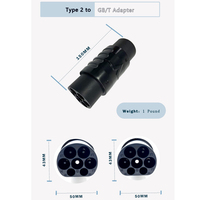 Nouvel adaptateur de charge EV 16A 32A AC 7kW 22kW 250V 430V monophasé/triphasé Type 2 vers prise GBT GB/T avec verrouillage
