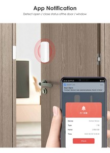 Smart Tuya Wifi <b>Door</b> Window <b>Sensor</b> Detector Home Security Alarm System APP Wireless Control Alexa Google <b>Door</b> Window Sens - Product Image 2