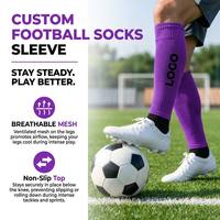 Chaussettes de football personnalisées pour jeunes, enfants, hommes et femmes, respirantes, antibactériennes, anti-humidité, séchage rapide, pour sports d'été en plein air