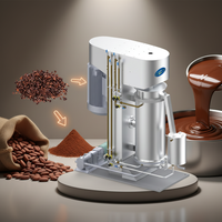 Moulin à billes vertical continu multifonctionnel en acier inoxydable 304 haute efficacité LST 3000 kg/heure pour chocolat