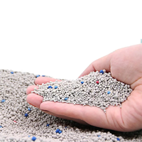 Exportation directe usine – Litière pour chat en bentonite écologique 8 kg, ronde, parfum fraise neutre, sans poussière, anti-odeurs