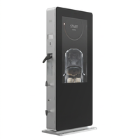 Écran LCD couleur P4 de 55/65 pouces pour publicité vidéo numérique en centre commercial, boîte à lumière, chargeur AC EV, luminosité 3000 nits