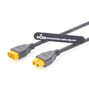 كابل تمديد Amass XT60 ذكر إلى أنثى 16AWG عالي التيار لبطارية الطائرات بدون طيار والروبوتات وأنظمة تخزين الطاقة - Product Image 5