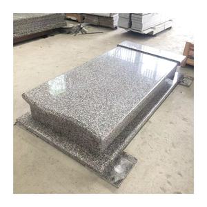 G664 коричневый гранитный надгробный камень коричневый фиолетовый цвет памятники дешевый надгробный камень - Product Image 1