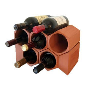 Support de stockage de vin en ecota, en forme personnalisée, pour décoration de maison, <span class=keywords><strong>porte</strong></span>-<span class=keywords><strong>bouteille</strong></span> en argile, 20 unités - Product Image 2