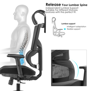 Executive Ergonomique Moderne Maison Personnel Meubles Mesh Inclinable À Gaz Pivotant <span class=keywords><strong>Chaise</strong></span> Tournante Bureau - Product Image 2