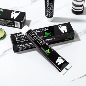 Best-seller <span class=keywords><strong>Dentifrice</strong></span> au charbon de bambou pour adultes <span class=keywords><strong>Dentifrice</strong></span> au charbon actif noir 105g Souffle frais Anti-mites/Blanc éclatant fixe - Product Image 5