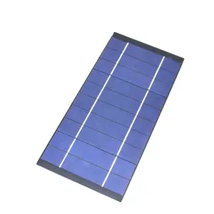 5w聚酯层压太阳能电池板ZW-270130-P半柔性薄膜太阳能电池板5v野营索拉面板充电器