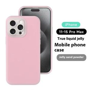 Fundas impermeables para teléfono móvil IPhone16PROMAX funda protectora de silicona líquida para Apple 15 Plus modelo funda de teléfono de succión de silicona - Product Image 4