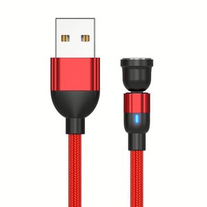 1M Cell Phone 3 in 1 Magnetic USB <b>Cable</b> Braided Charging Magnetic <b>Cable</b> High Quality 3 in 1 Fast Charger <b>Cable</b> Line - Product Image 5