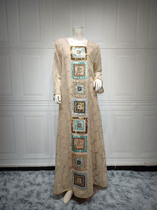 Nuevo Vestido Kaftan Musulmán en Venta, Vestido Tradicional Musulmán, Colección de Ropa Islámica Femenina, Abaya y <span class=keywords><strong>Shayla</strong></span> - Product Image 5