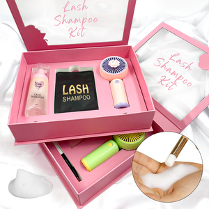 Private Label <strong>Lash</strong> Bath and Brush Kit Eyelash <strong>Extension</strong> <strong>Cleanser</strong> <strong>Lash</strong> Concentrate <strong>Lash</strong> Shampoo Aftercare Kit - Product Image 5