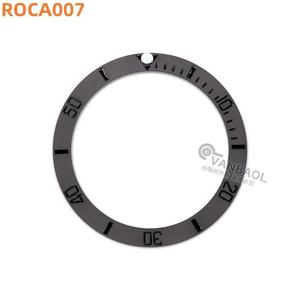 Inserto de Escala Numeral de Cerámica Mate con Pendiente de 38 mm <span class=keywords><strong>ROCA</strong></span>, Compatible con Caja de Reloj de 40 mm, Reloj Automático SUB, Reloj para Hombre - Product Image 6
