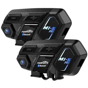 Citofono per casco Moto Moto Dash Cam interfono con videocamera auricolare videocamera Moto bluetooth casco interfono auricolare