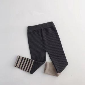 Leggings en laine tricotée pour enfants, automne et hiver, tricot élastique, pantalon de mode pour bébé - Product Image 6