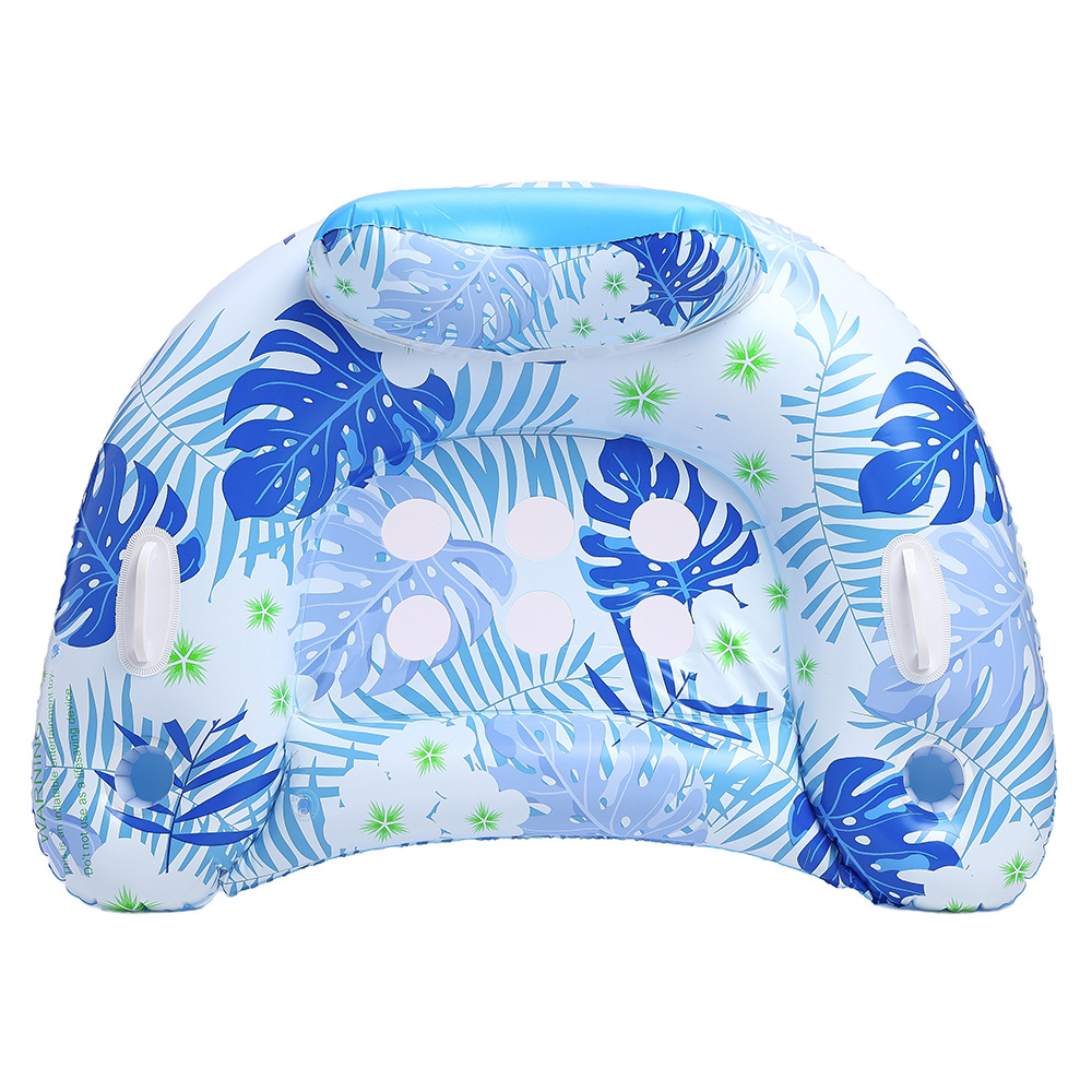 Colección de hojas de Monstera (azul) - Flotador en forma de U