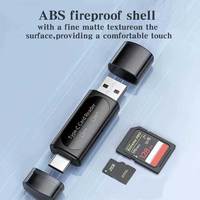 Cantell Harga Terjangkau Tipe C Usb 3 in 1 Pembaca Kartu Otg Tf Kecepatan Tinggi Universal untuk Ponsel Android Ekstensi Header Komputer