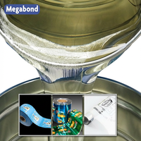 Adhésif sec à base de solvant, émulsion polyuréthane bicomposant transparente à haute teneur en solides, formant un film, pour matériaux flexibles