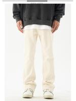 Design personnalisé pour hommes Jeans personnalisés pour hommes Pantalon en denim évasé Jean en denim cargo de haute qualité pour hommes Plantes