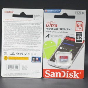 Carte microSDXC SanDisk Ultra 64 Go UHS-I A1, vitesse jusqu'à 120 Mo/s pour téléphone - Product Image 1