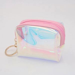 กระเป๋าใส่เหรียญ PVC กันน้ำแบบใส พร้อมช่องใส่บัตร กระเป๋าสะพายขนาดเล็ก มีห่วงคล้องแบบปีนเขา สามารถแขวนได้ - Product Image 3