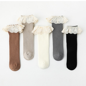 Chaussettes en coton pour bébé fille, chauffe-jambes, <span class=keywords><strong>renard</strong></span>, chaussettes hautes, mignonnes, vêtements de printemps pour garçon, unisexe, chaussettes de dessin animé - Product Image 1
