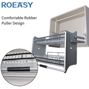 Canasta Extraíble de Doble Capa ROEASY para Gabinete de Cocina, Elevador de Gabinete de Cocina, Estante de Canasta Extraíble - Product Image 5