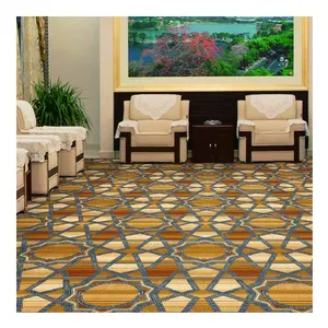 Axminster alfombra 80% Lana, 20% nylon de alfombra para hotel y comercial