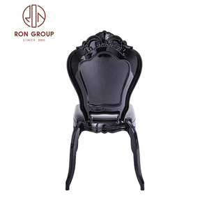 Muebles de banquete de hotel, silla de decoración de boda, asiento de comedor de resina negra <span class=keywords><strong>para</strong></span> eventos y bodas, precio barato, venta al por mayor - Product Image 2