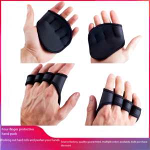 Gants d'entraînement en néoprène à demi-doigts pour <span class=keywords><strong>MMA</strong></span>, boxe, kickboxing, gym, fitness, musculation, protection antidérapante de la paume - Product Image 1