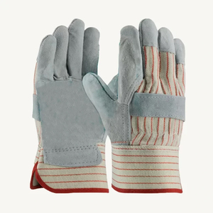 Gants de travail pour travaux généraux, résistants à la chaleur, antidérapants, avec dos en cuir durable - Product Image 1