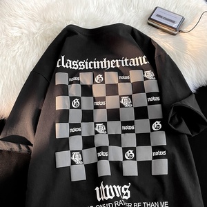 Puff impreso de gran tamaño Dtg algodón pesado de alta calidad Tops camiseta gráfica personalizada Unisex hombres camiseta 3D Puff estampado camiseta - Product Image 6