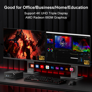 FIREBET AM02 Mini PC 16GB + 512GB SSD 6600H <span class=keywords><strong>Windows</strong></span> 11 Sistema EU US Adaptador Gaming <span class=keywords><strong>Computer</strong></span> Mini PC - Product Image 6
