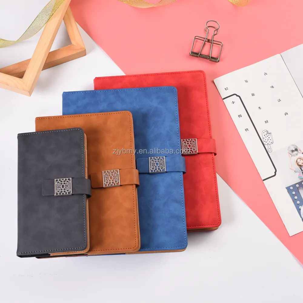 Good Quality Custom Printing Note Book A5 Diary Leather Hardcover Notebook School Notebook Students