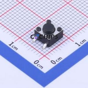 K2-6639SP-A4SC-04 Tactile Switch SMD-4P,6x6mm Switch 2.5N Vertical Mount 6mm 6mm - Product Image 1