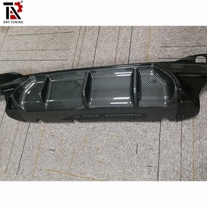 ดิฟฟิวเซอร์กันชนหลังทรง M5 ลายคาร์บอน สำหรับรถ BMW ซีรีส์ 5 รุ่น G30 G38 <span class=keywords><strong>m</strong></span> Sport - Product Image 5