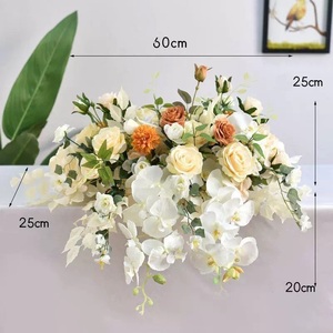Bolas de loto artificiales de seda hechas a mano, arreglos florales multiestilo personalizados para mesa de boda, Navidad, Pascua, Escuela trasera - Product Image 4