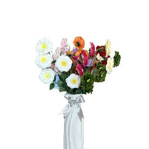 Yue osmanthus ชุดดอกไม้ผ้าไหมจำลองสำหรับงานแต่งงานที่บ้าน6หัวชุดดอกไม้วันหยุดขายส่ง - Product Image 3