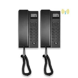 433MHz Wireless Audio Intercom Phone Anti-Interfering Handsets Extendable Interphone Secure Telephone For Warehouse Office Home