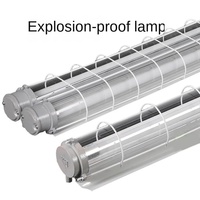 Lampe d'entrepôt antidéflagrante à LED de 1.2 mètres Dawn Simple Double G13 Base IP65 Rating Glass Body Emergency Battery Backup NEMA 5