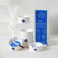 Cendriers jetables écologiques de haute qualité avec gel, fabriqués par Anhui, pour garder votre espace propre et bien rangé – Vente chaude !
