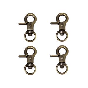 Mousqueton pivotant robuste en alliage de zinc avec loquet à ressort, boucle de laisse pour chien, porte-clés, accessoire pour animaux de compagnie, matériel 45mm/54mm 30g - Product Image 5