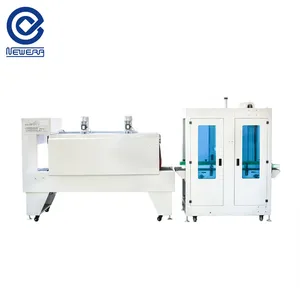 Industry Automatic Plastic Film Sleeve Cans Bottles Cartons Shrink Wrapping Packaging Machine