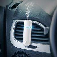 Diffuseur d'huiles essentielles sans eau, rechargeable par USB, nébuliseur d'aromathérapie, mini diffuseur ultrasonique nano, parfum pour voiture