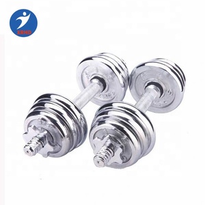 調整可能な40kgジムフィットネスバーベルアイアングリップ15kgダンベルフリー重量競争力のある価格 - Product Image 4