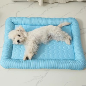 Wholesale Custom Pet Product Summer Cooling Ice Silk Dog Mat Anti-slip Pet <b>Sofa</b> <b>Bed</b> Washable Cooling Pad - Product Image 1