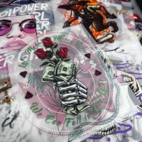 Pegatinas Personalizadas con Diseños Variados para Camisetas, Lavables, Impermeables, Impresión DTF para Transferencia Térmica