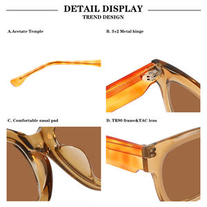 2025 Factory Customized logo Sun Glasses New <b>Large</b> <b>Frame</b> Rectangular Sun Glasses for Men Fashion UV400 Lens Sunglasses - Product Image 6